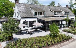 jan en ellen bistro, bistro, beplanting, moergestel, tuinaanleg, terras, groen, groenaanleg
